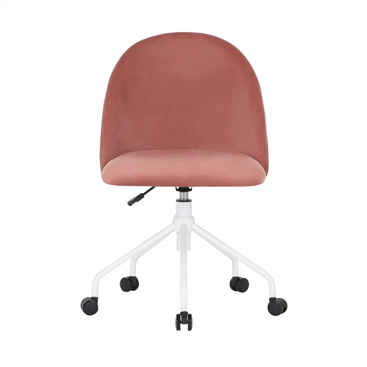 Morden Style Swivel Home Office Stol med sammetstyg