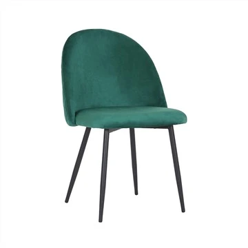 Fashionabla nydesignade matstol i sammet