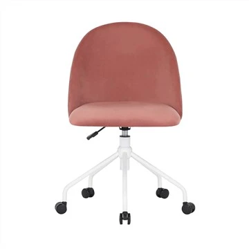 Morden Style Swivel Home Office Stol med sammetstyg