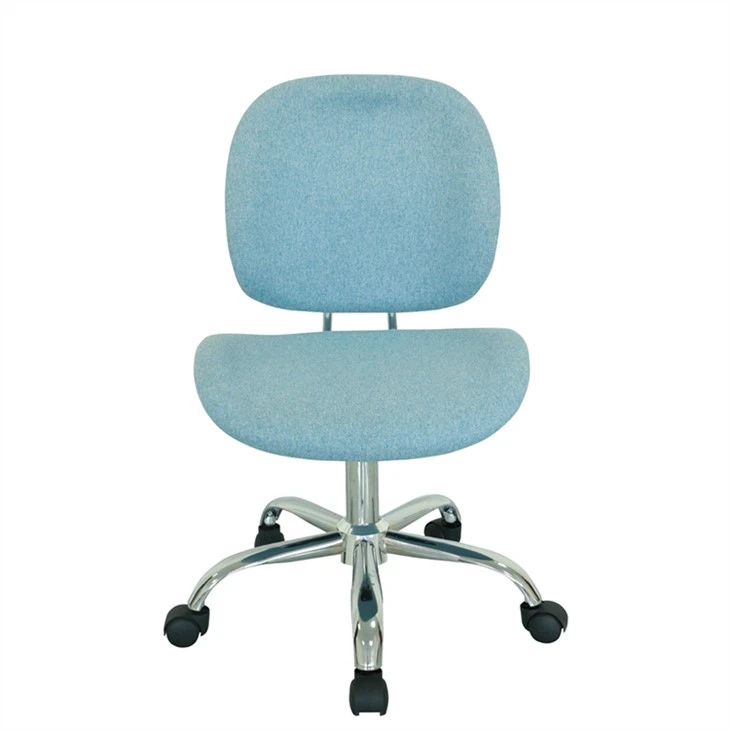 Ergonomisk design Höjdjusterbar blå kontorsstol