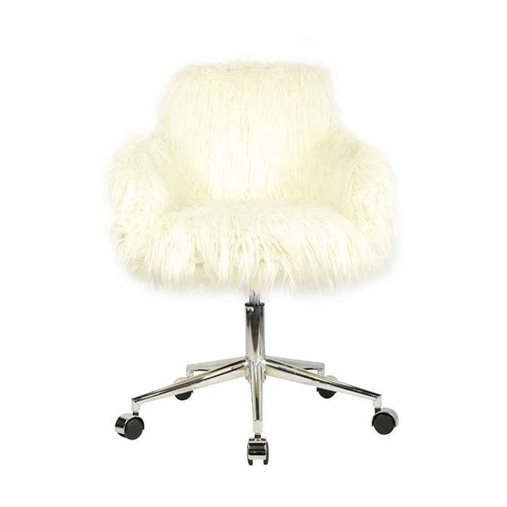 Faux Wool Stol Vardagsrum Sovrum