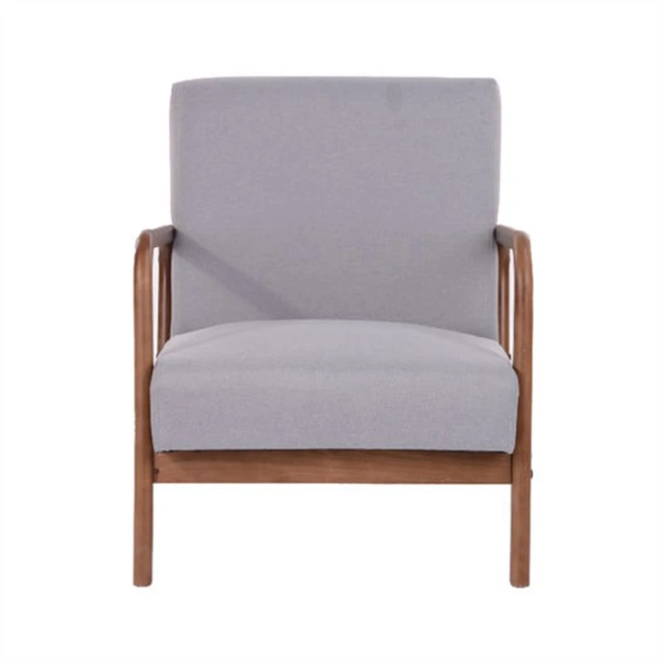 Fritidsstol Mid Century Wood med armar