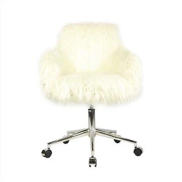 Faux Wool Stol Vardagsrum Sovrum
