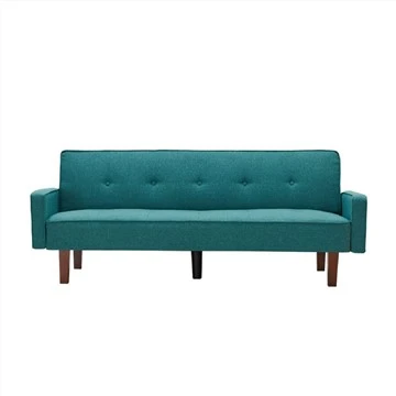 Klädd tuffad futon bäddsoffa