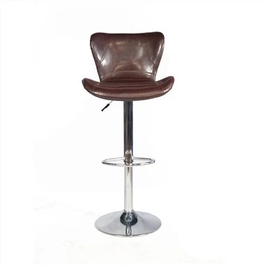 Läder Counter Pall Swivel